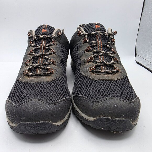 Merrell Riverbed Mens 12 Black Gray Hiking Shoes Lightweight Breathable Camping - Picture 2 of 13